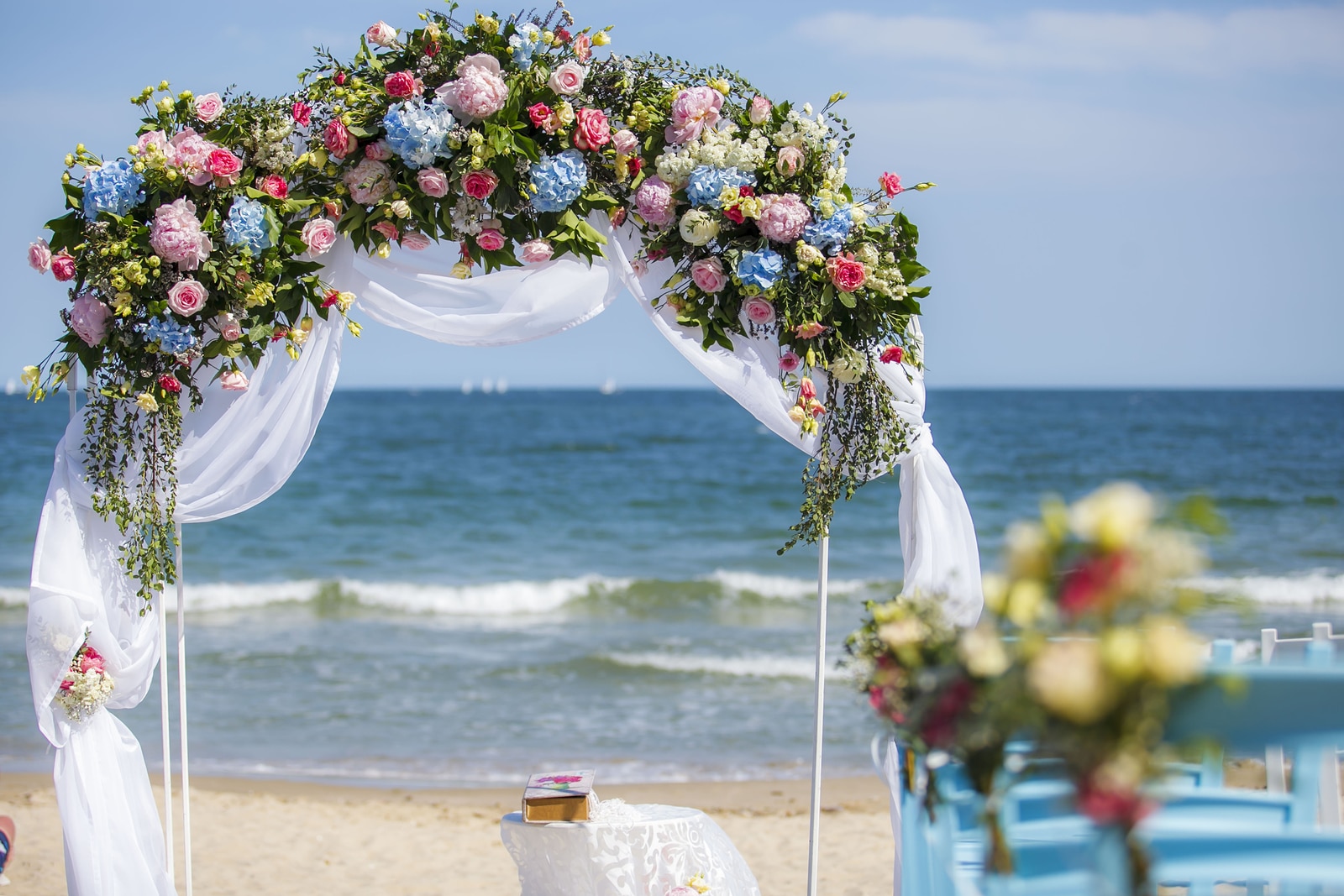 Wedding on the beach by Krystal International Vacation Club